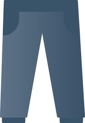 Trousers Flat Gradient  Icon