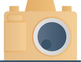 Photo Camera Flat Gradient  Icon vector