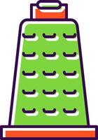 Grater Filled  Icon vector