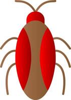 cucaracha plano degradado icono vector