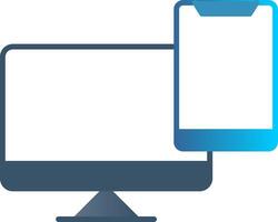 Device Flat Gradient  Icon vector