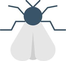 Moth Flat Gradient  Icon vector