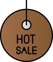 Hot offer Line Filled Gradient  Icon vector