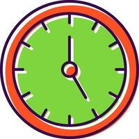 Time Management Filled  Icon vector