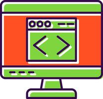 Web Filled  Icon vector