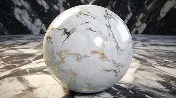 AI generated Marble Dome background photo