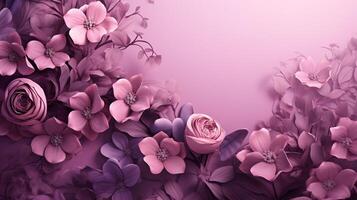 AI generated Mauve background photo