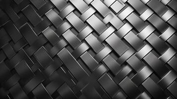 AI generated Metal with Crosshatch Pattern background photo