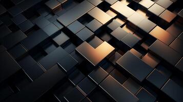 AI generated Metallic Mesh with Square Patterns background photo