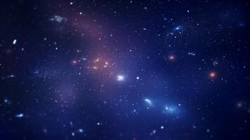 AI generated Milky Way Bokeh background photo