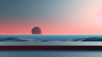 AI generated Minimalist Designs background photo