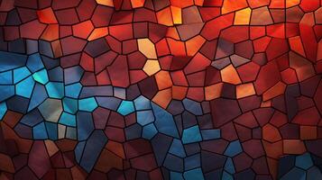 AI generated Mosaic and Tessellations background photo