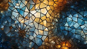 AI generated Mosaic and Tessellations background photo