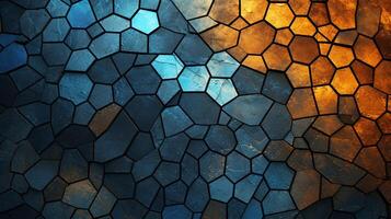 AI generated Mosaic and Tessellations background photo