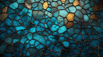 AI generated Mosaic and Tessellations background photo