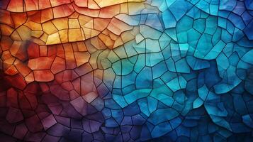 AI generated Mosaic and Tessellations background photo