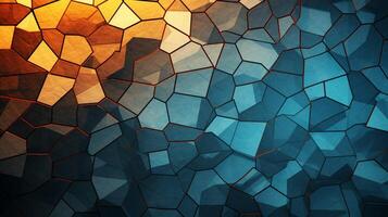 AI generated Mosaic and Tessellations background photo