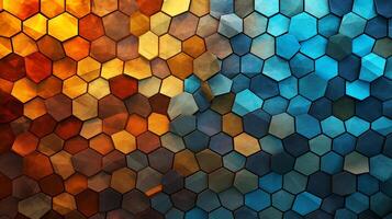 AI generated Mosaic and Tessellations background photo