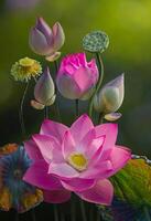 lotus flower, lotus flower, lotus flower, lotus flower, lotus flower photo