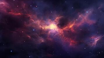 ai generado nebulosa extraterrestre antecedentes foto