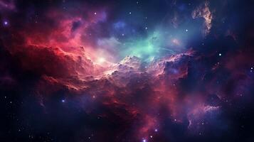 AI generated Nebula high quality Background photo