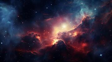 AI generated Nebula high quality Background photo