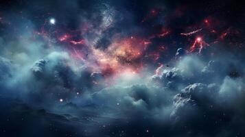 AI generated Nebula high quality Background photo