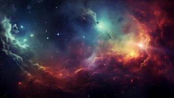 AI generated Nebula high quality Background photo