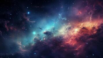 AI generated Nebula high quality Background photo