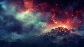 AI generated Nebula high quality Background photo