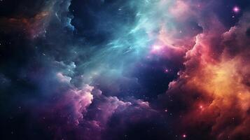 AI generated Nebula high quality Background photo