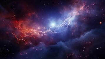 AI generated Nebula high quality Background photo