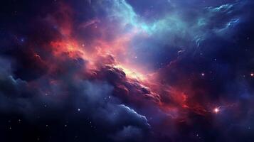 AI generated Nebula high quality Background photo