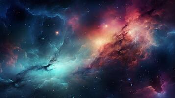AI generated Nebula high quality Background photo