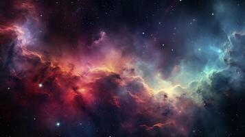 AI generated Nebula high quality Background photo