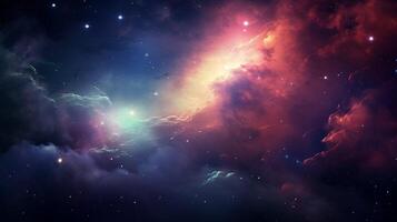 AI generated Nebula high quality Background photo