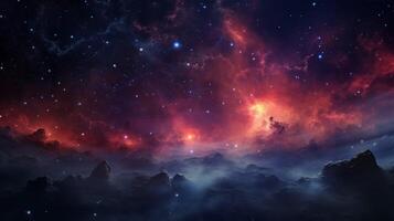 AI generated Nebula high quality Background photo