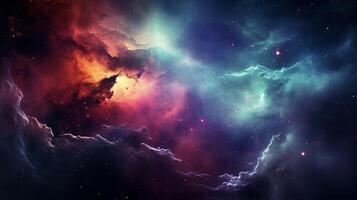 AI generated Nebula high quality Background photo