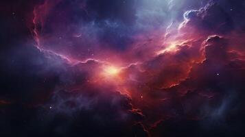 AI generated Nebula high quality Background photo