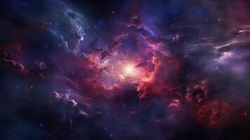 AI generated Nebula high quality Background photo