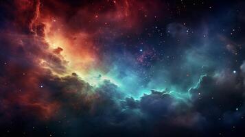 AI generated Nebula high quality Background photo