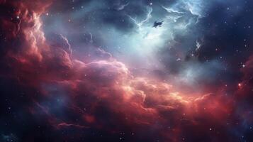 AI generated Nebula high quality Background photo