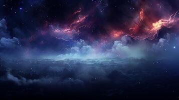AI generated Nebula Events Background photo