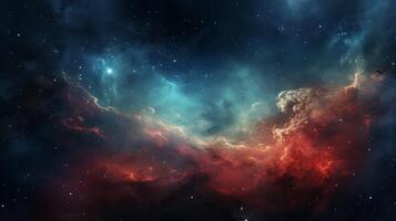 AI generated Nebula Dream Background photo