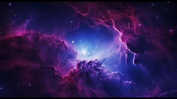 AI generated Nebula Energy Background photo