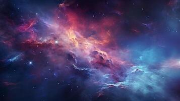 AI generated Nebula Dream Background photo