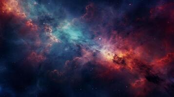 AI generated Nebula Formation Background photo