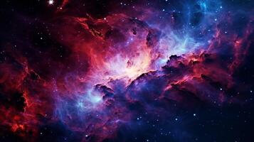 AI generated Nebula Galaxy Background photo