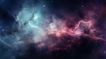 AI generated Nebula Gravity Background photo