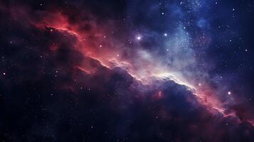 AI generated Nebula Illustration Background photo